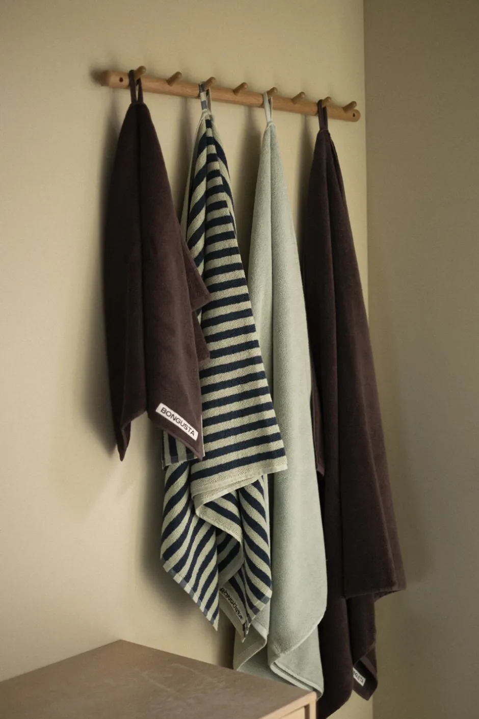 Håndklæder<Bongusta Naram Guest Towels Coffee