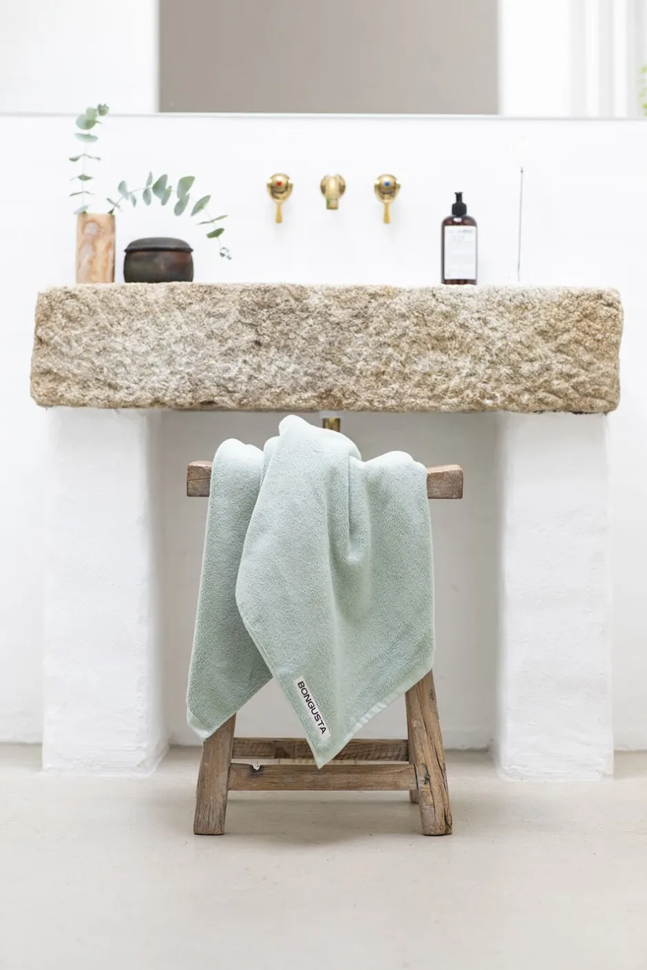 Håndklæder<Bongusta Naram Guest Towels Silver sage