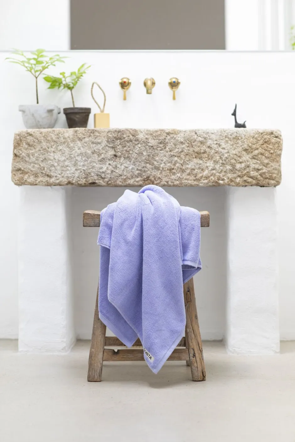 Håndklæder<Bongusta Naram Hand Towels Lavender blue