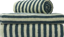 Håndklæder<Bongusta Naram Wash Cloth Sea foam & deep teal