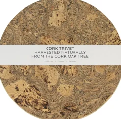 Tilbehør Til Bordet<LIGA Natural Cork Rund Bordskåner - Medium