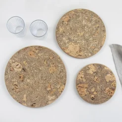 Tilbehør Til Bordet<LIGA Natural Cork Rund Bordskåner - Medium