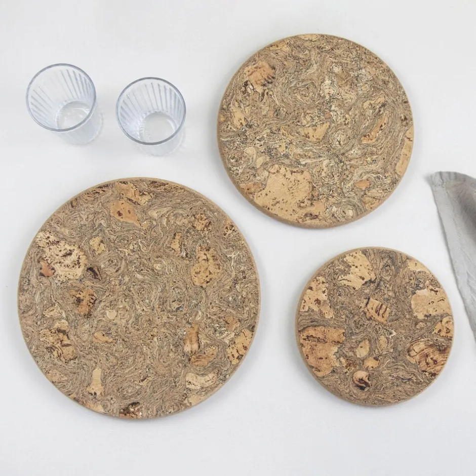 Tilbehør Til Bordet<LIGA Natural Cork Rund Bordskåner - Large
