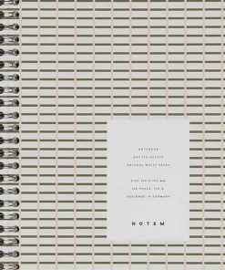 Bøger|Kontorartikler<Notem NELA Wirebound Spiral Notebook - Medium, grøn
