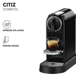 Kaffe & Te<Nespresso ® CitiZ kaffemaskine DeLonghi