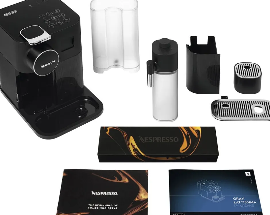 Kaffe & Te<Nespresso Gran Lattissima by DeLonghi, Black