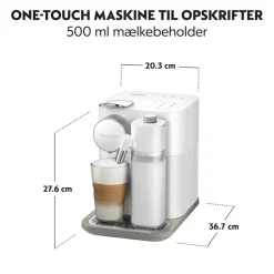 Kaffe & Te<Nespresso Gran Lattissima by DeLonghi, White