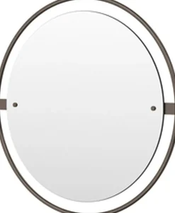 Spejle<Audo Copenhagen Nimbus, Mirror Ø60, Bronzed Brass