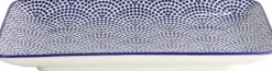Tallerkener<Tokyo Design Studio Nippon Blue Plate Rect 21x13. 5 Dot