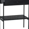 Møbler<Hübsch Noir Sengebord Sort