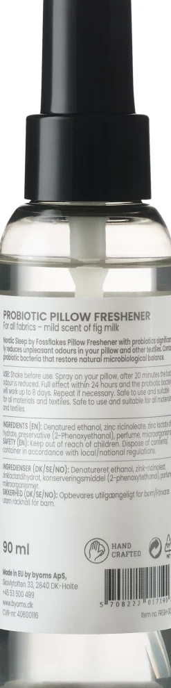 Badeværelsestilbehør<Fossflakes Nordic Sleep Probiotic Fabric Freshener Mild Duft 90 ml.