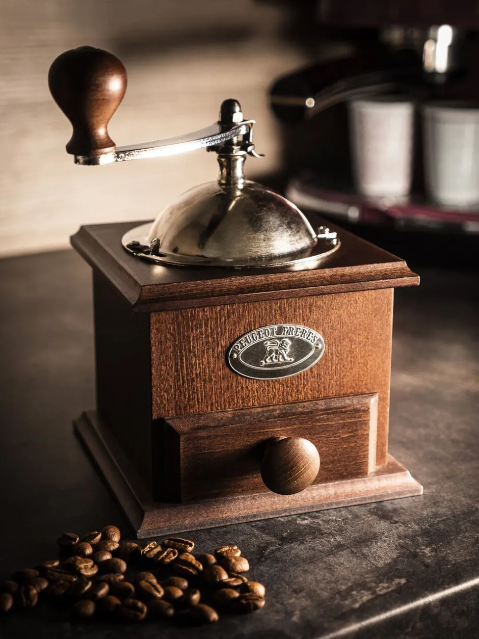 Kaffe & Te<Peugeot Nostalgi Valnød Kaffekværn