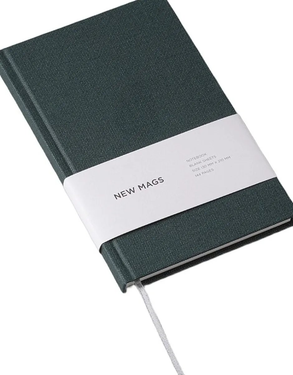 Bøger<New Mags Notebook Moss Green - Hardcover/Blank