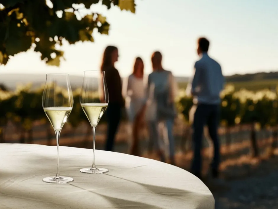 Glas<Holmegaard Notes Champagneglas 38 cl klar 2 stk.