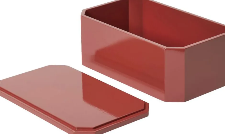 Kontorartikler|Opbevaring<Ferm Living Nova Storage Box - 25 x 15 - Picante Red