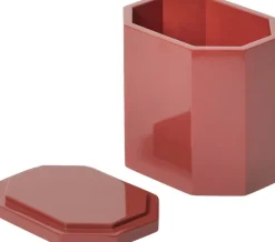 Kontorartikler|Opbevaring<Ferm Living Nova Storage Box - 10 x 7,5 - Picante Red