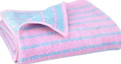 Håndklæder<Juna Nuance Håndklæde 50x100 cm lys blå/rosa