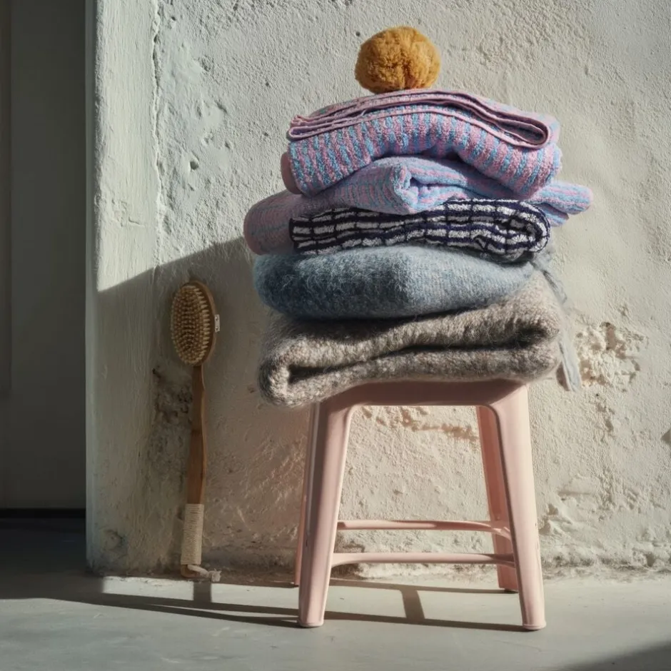 Håndklæder<Juna Nuance Håndklæde 50x100 cm lys blå/rosa