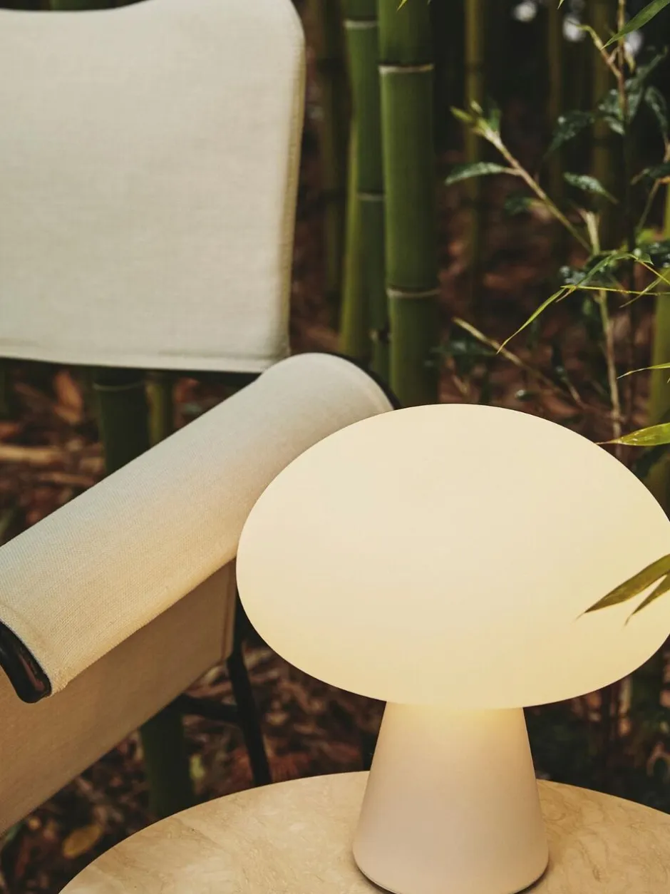 Trådløse Lamper<Gubi Obello Table Lamp Frosted Glass