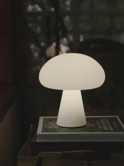 Trådløse Lamper<Gubi Obello Table Lamp Frosted Glass