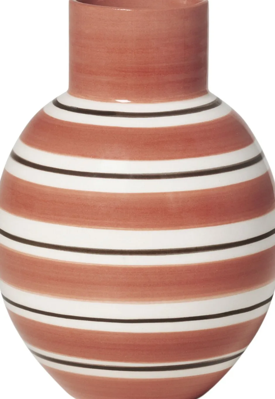 Vaser & Urtepotteskjulere<Holmegaard Omaggio Nuovo Vase H14,5 terracotta