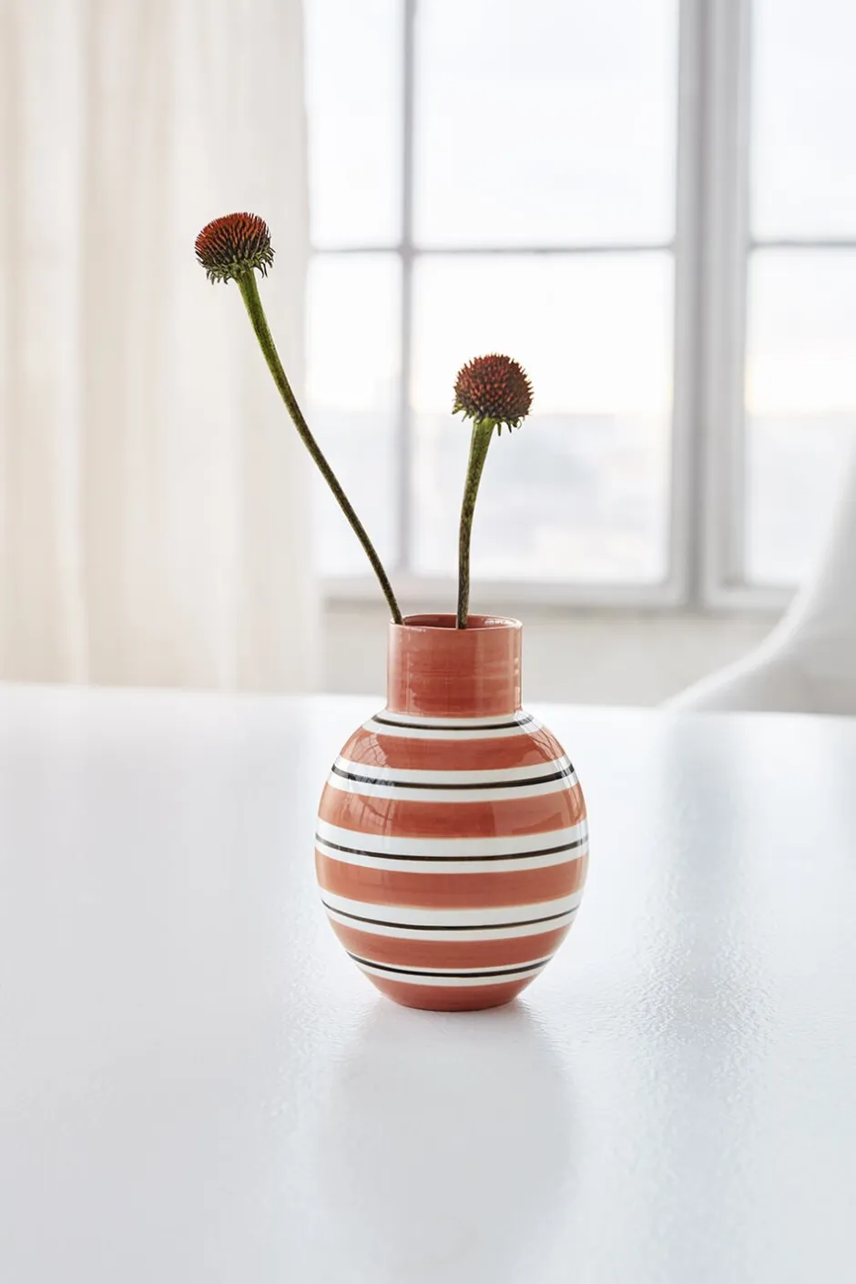 Vaser & Urtepotteskjulere<Holmegaard Omaggio Nuovo Vase H14,5 terracotta