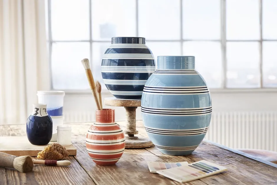 Vaser & Urtepotteskjulere<Holmegaard Omaggio Nuovo Vase H14,5 terracotta
