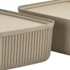 Kontorartikler|Opbevaring<Zone Opbevaringsboks Pulp 48 x 32 cm 2 stk. Natural Brown