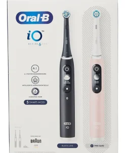 Elektronik<Braun Oral-B iO Series 6 Black Lava/Pink DUO