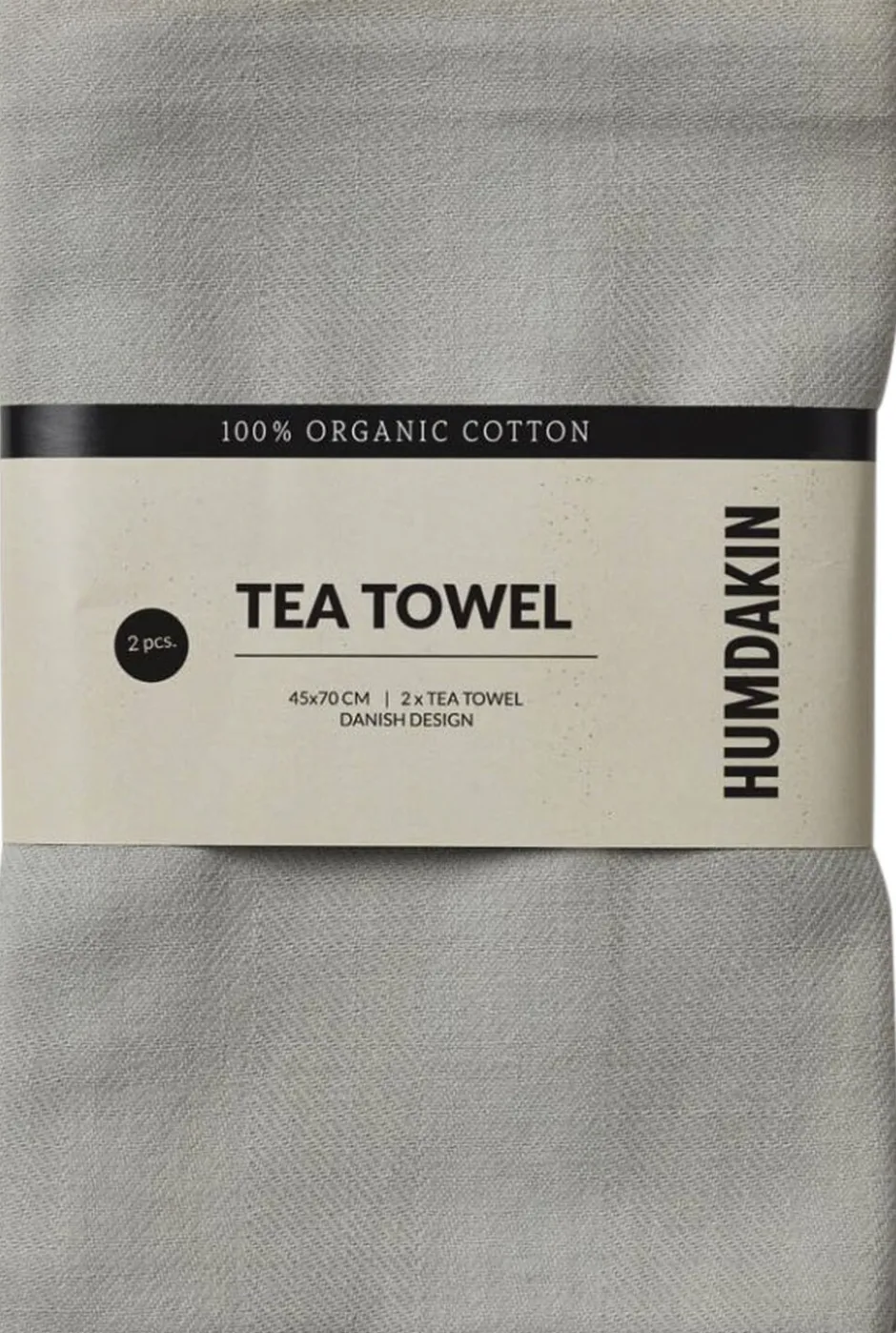 Tekstiler Til Køkkenet<Humdakin Organic tea towel 2 pack Stone