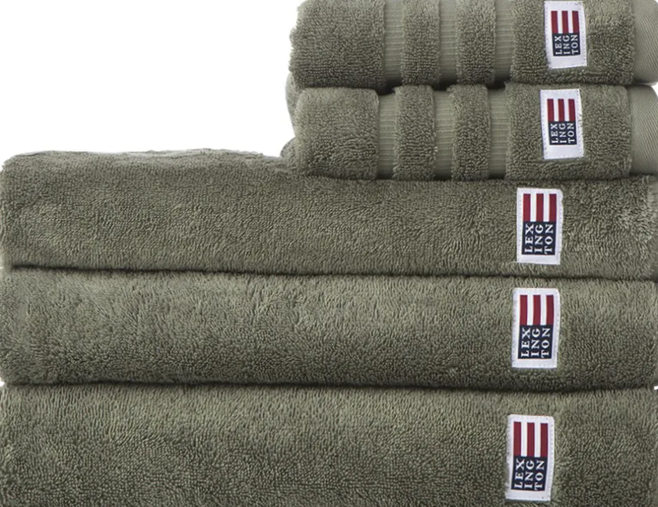 Håndklæder<Lexington Original Towel Dusty olive