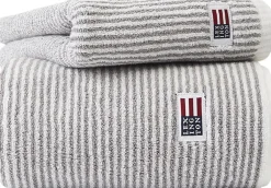 Håndklæder<Lexington Original Towel White/Gray Striped