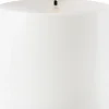 Lys & Lysestager|Elektriske Julelys<Uyuni Outdoor LED pillar candle, White, 8,4x10 cm