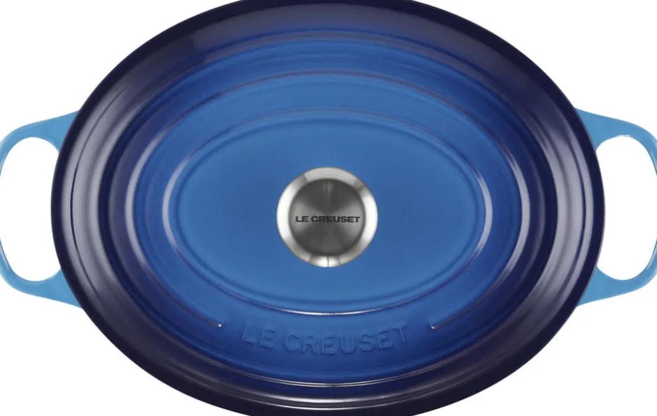 Gryder & Pander<Le Creuset Oval Gryde 31 Azure SIGNA