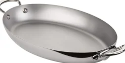 Gryder & Pander<Mauviel Pande med 2 greb oval Cook Style 30 cm Stål