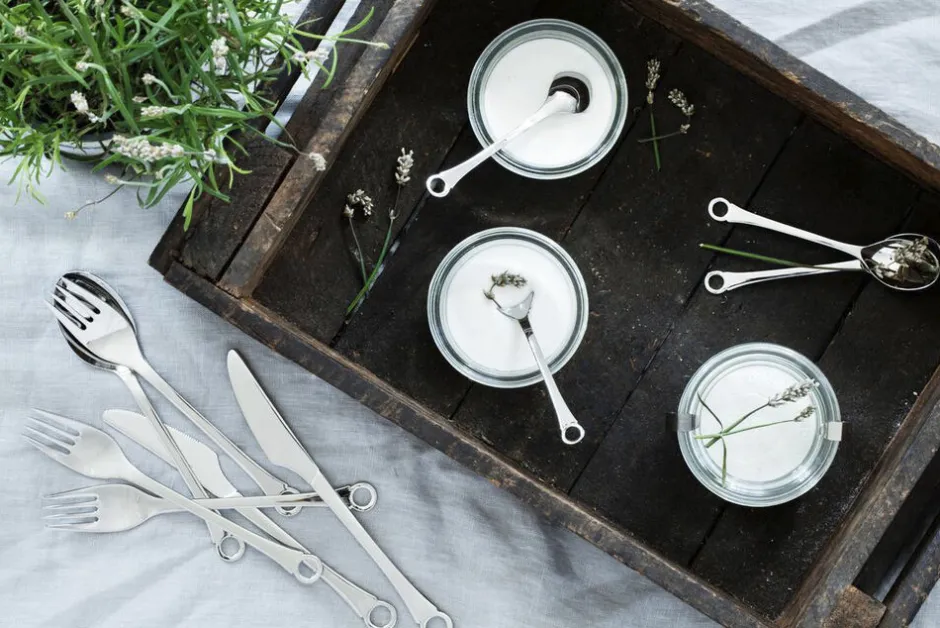 Bestik<Gense Pantry bordkniv mat stål L20,5cm