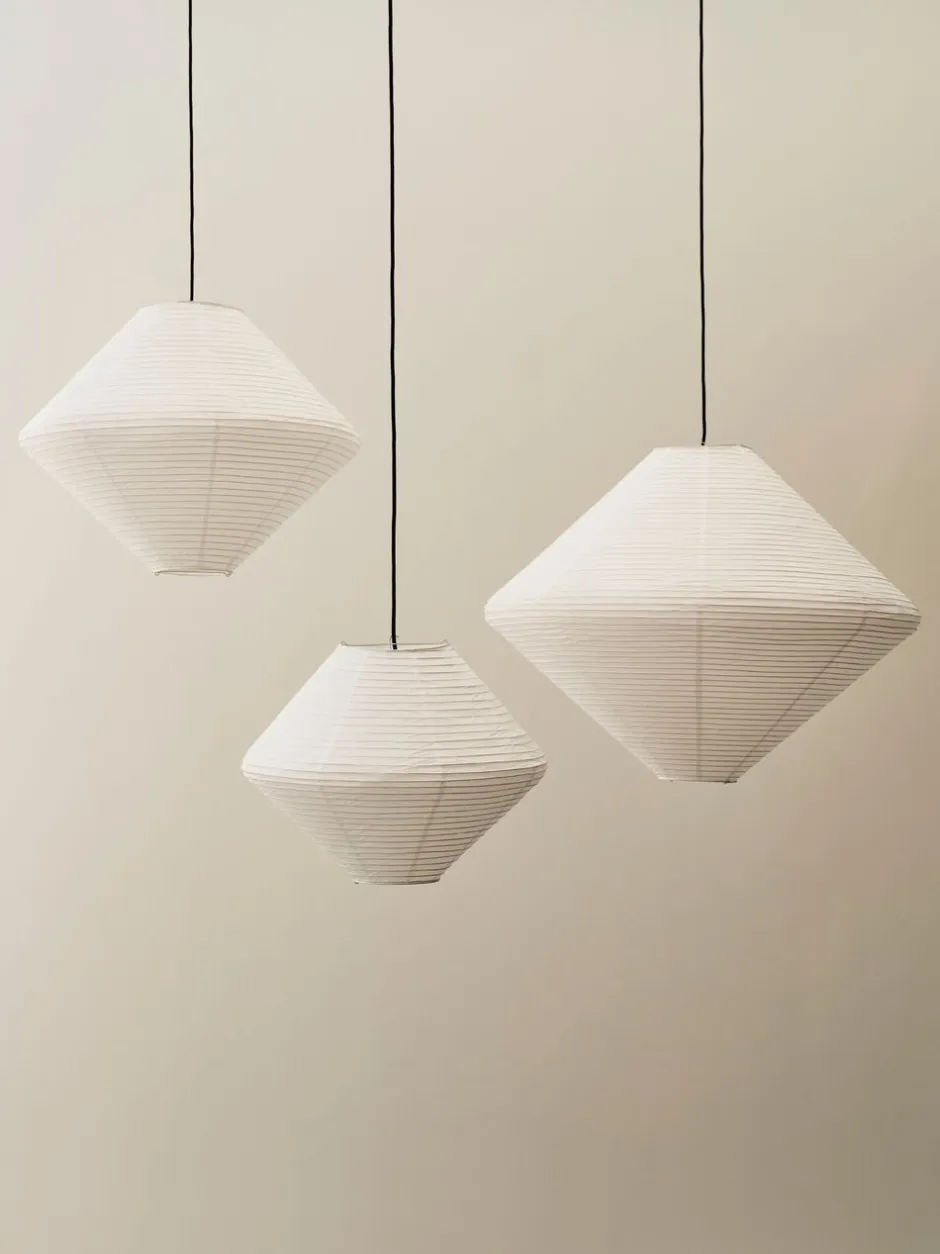 Lampeskærme<Hay Paper Shade-Diamond Ø80-Classic white