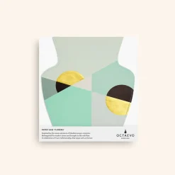 Vaser & Urtepotteskjulere<OCTAEVO PAPER VASE SIENA MINT