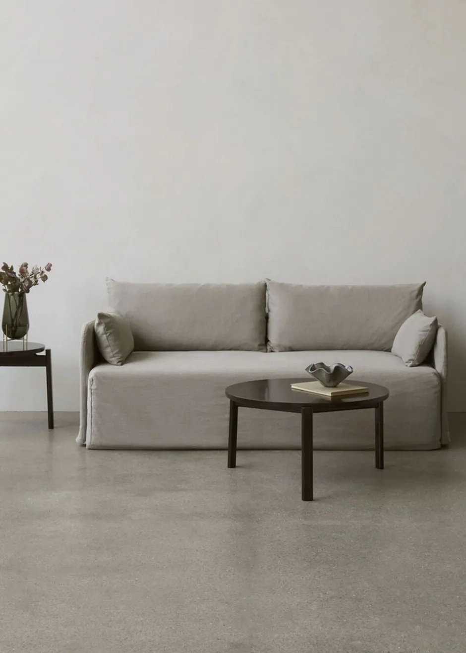 Møbler<Audo Copenhagen Passage Lounge Table, Ø70, Dark Lac