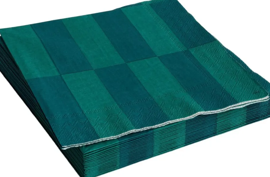 Tilbehør Til Bordet<Hay Pattern Napkins-Set of 20 Dinner-Green and dark green