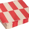 Tilbehør Til Bordet<Hay Pattern Napkins-Set of 20 Lunch-Off-white and red