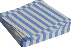 Tilbehør Til Bordet<Hay Pattern Napkins-Set of 20 Lunch-Grey and blue pillar stripe