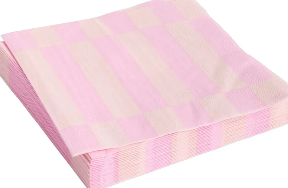 Tilbehør Til Bordet<Hay Pattern Napkins-Set of 20 Lunch-Light pink and rose