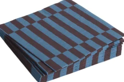 Tilbehør Til Bordet<Hay Pattern Napkins-Set of 20 Lunch-Anthracite and bordeaux pillar stripe