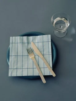 Tilbehør Til Bordet<Hay Pattern Napkins-Set of 20 Lunch-Light blue and blue grid