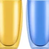 Glas<Bodum PAVINA 4 stk. dobbeltvægget glas, 0. 45 l