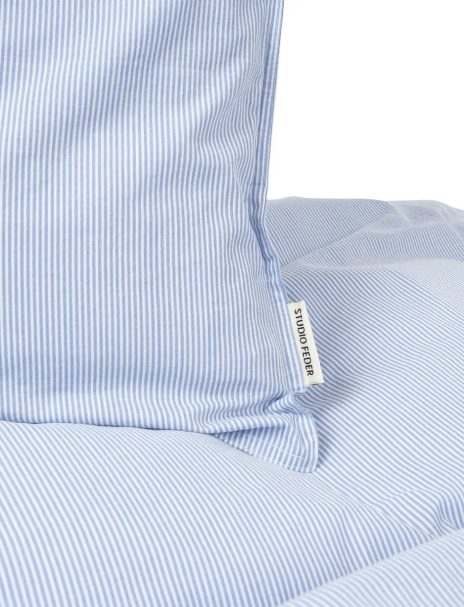 Sengetøj & Lagner<Studio Feder Percale Sengesæt Milk stripe
