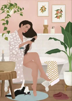 Plakater & Rammer<Poster & Frame Petra Holikova - After a Bath Flerfarvet