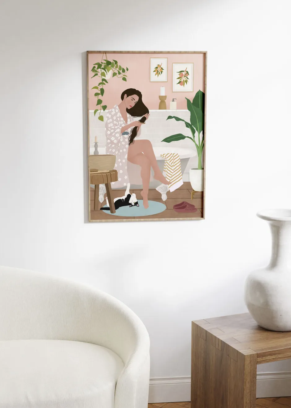 Plakater & Rammer<Poster & Frame Petra Holikova - After a Bath Flerfarvet
