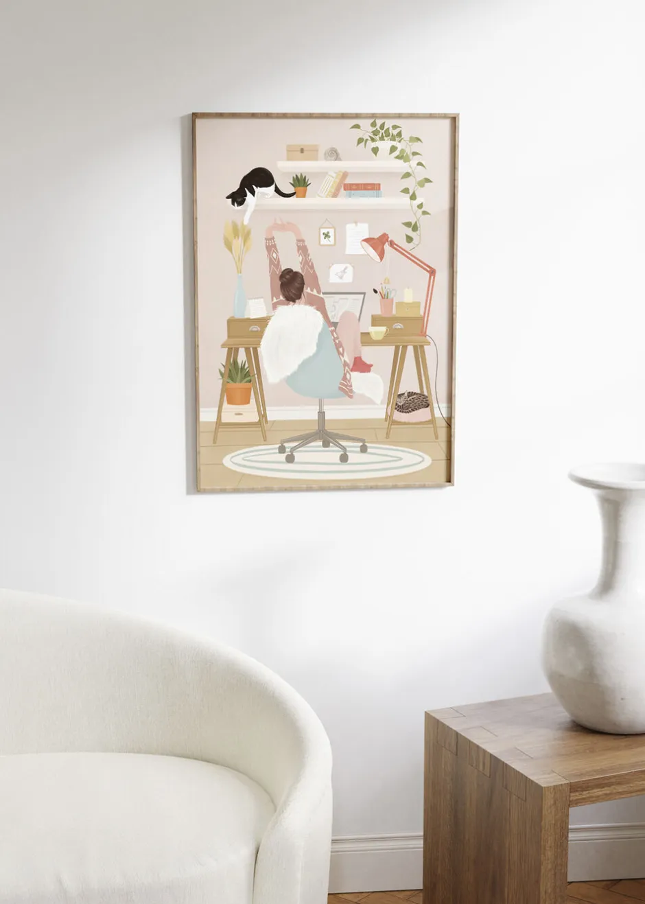 Plakater & Rammer<Poster & Frame Petra Holikova - Home office Flerfarvet